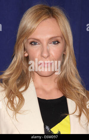 Photo call for Broadway's The Realistic Joneses, held at the New Forty-Second Street Studios.  Featuring: Toni Collette Where: New York, New York, United States When: 20 Feb 2014 Stock Photo