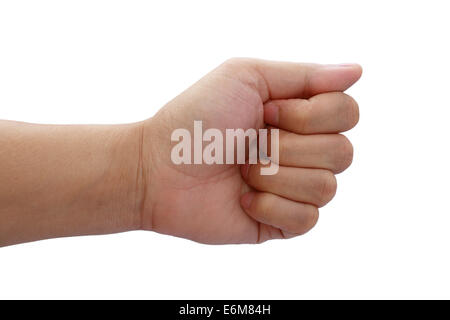 basic Hand posture that are mostly use in a game Stock Photo