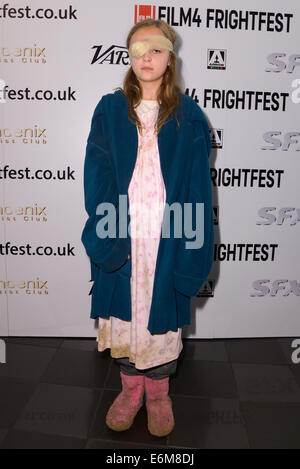 The 15th Film4 Frightfest on 25/08/2014 at The VUE West End, London. Cast and crew attend the World Premiere of X MOOR.  Persons pictured: Jemma Obrien. Picture by Julie Edwards Stock Photo