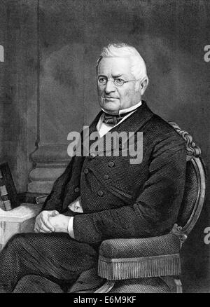 Adolphe Thiers (1797-1877) on engraving from 1873.  French politician and historian. Stock Photo