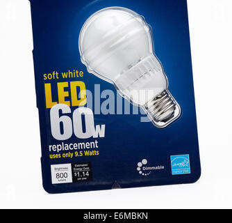 Energy efficient LED lightbulb Stock Photo
