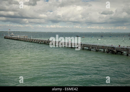 Yarmouth Pier, Yarmouth, Isle of Wight, England, UK Stock Photo