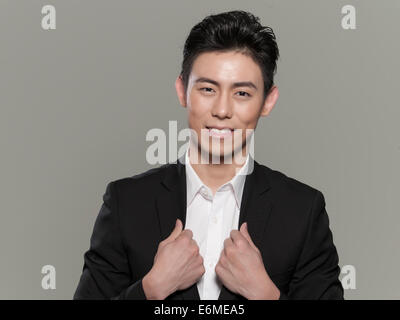 Successful Young Asian Businessman Posing Stock Photo