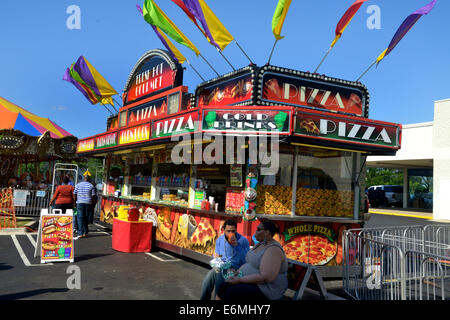 Refreshment booth at a carnival in Annapolis, Maryland Stock Photo