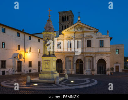 Church of San Bartolomeo all'Isola, Piazza di San Bartolomeo all'Isola, Tiber Island, Rome, Lazio, Italy Stock Photo