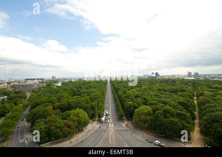 over Berlin Stock Photo