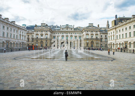 Somerset House, Strand, London, England, UK. Somerset House, London. Stock Photo