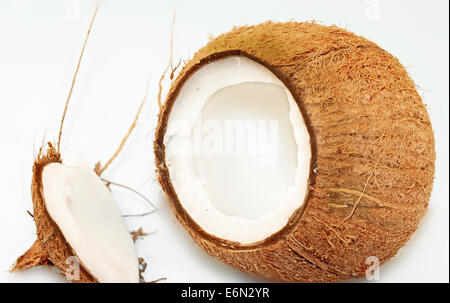 opened coconut Stock Photo