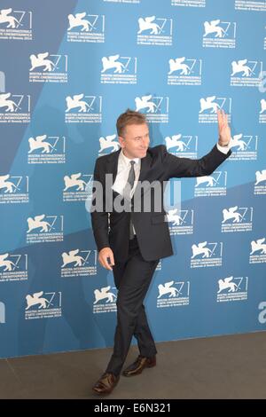 Venice, Italy. 27th Aug, 2014. Member of the international jury of Main Competition Tim Roth poses during a photo call for the 71st Venice Film Festival Aug. 27, 2014. Credit:  Xinhua/Alamy Live News Stock Photo