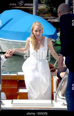 Venice, Italy. 27th Aug, 2014. US actress/cast member Amy Ryan arrives for the photocall for the movie 'Birdman or (The Unexpected Virtue of Ignorance)' during the 71st annual Venice International Film Festival, in Venice, Italy, 27 August 2014. Presented in the official competition Venezia 71, the movie opens the festival that runs from 27 August to 06 September. Photo: Hubert Boesl/dpa/Alamy Live News Stock Photo