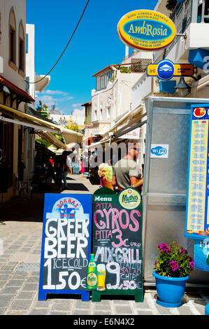 Diagoras square, old town, Kos town, Kos island, Dodecanese islands, Greece, Europe Stock Photo