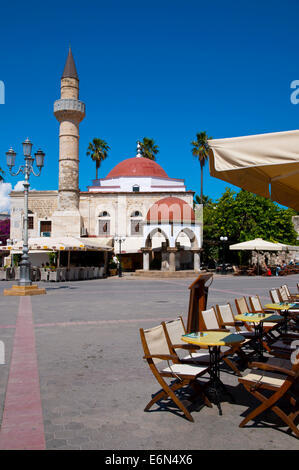 Eleftherias square, Kos town, Kos island, Dodecanese islands, Greece, Europe Stock Photo