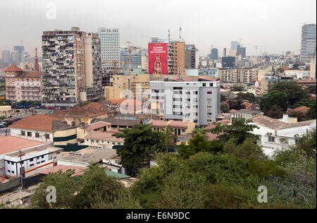 Jun 17, 2013 - Luanda, Angola - An advertisement of super bock beer in the capital Luanda. (Credit Image: © Hans Van Rhoon/ZUMA Wire/ZUMAPRESS.com) Stock Photo