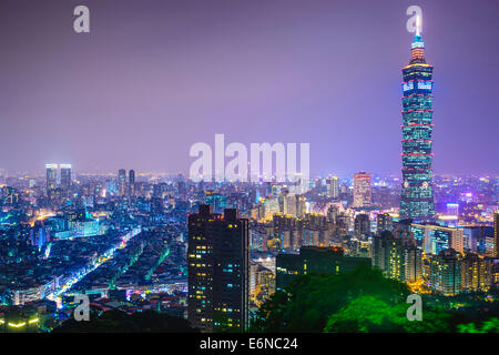 Taipei, Taiwan downtown skyline. Stock Photo