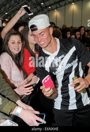 Soccer Six: Next Generation held at The London Soccerdome  Featuring: Gaz Where: London, United Kingdom When: 20 Feb 2014 Stock Photo