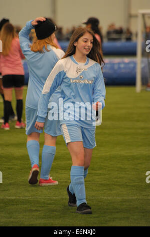 Soccer Six: Next Generation held at The London Soccerdome  Featuring: Atmosphere Where: London, United Kingdom When: 20 Feb 2014 Stock Photo