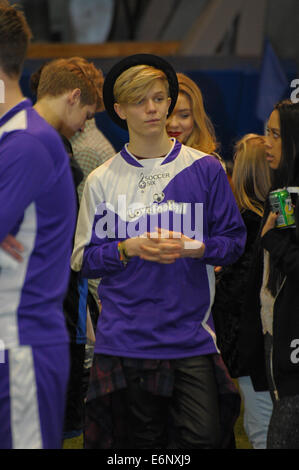 Soccer Six: Next Generation held at The London Soccerdome  Featuring: Atmosphere Where: London, United Kingdom When: 20 Feb 2014 Stock Photo