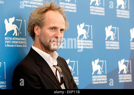 Venice, Italy. 27th Aug, 2014. Philip Groningl during the jury photocall at the 71nd Venice International Film Festival on August 27, 2014 Credit:  dpa picture alliance/Alamy Live News Stock Photo