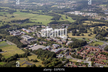aerial view of Catterick Garrison, North Yorkshire, UK