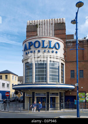 Former cinema now Apollo bingo club on High Street in Rhyl Wales UK Stock Photo