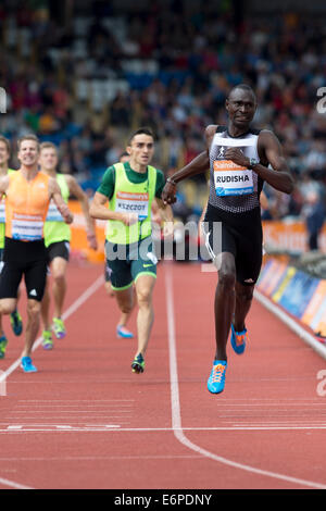 David RUDISHA, 600m race Diamond League 2014 Sainsbury's Birmingham ...