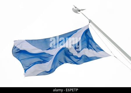 Digitally enhanced image of Scottish flag Stock Photo