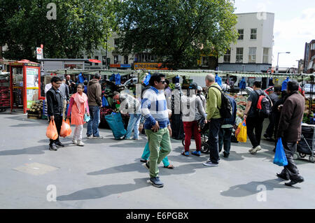 People Whitechapel Road Waste street market London Borough of Tower Hamlets, England Britain UK Stock Photo