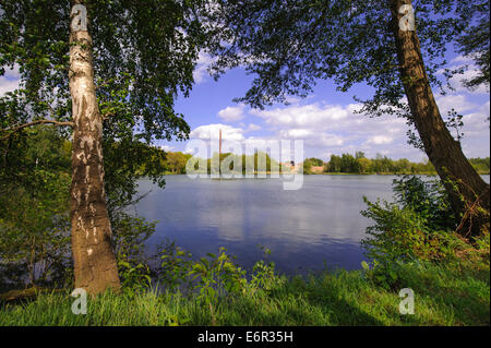 tonbergsee, vechta, vechta district, oldenburger münsterland, lower saxony, germany Stock Photo