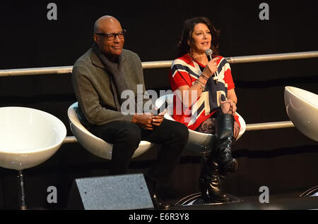 Destination Star Trek Germany is a three day event, starting on Friday 21st February to Sunday 23rd February 2014 held at the Messe Frankfurt. Visitors have the chance to meet actors and actresses from the Star Trek series and movies.  Featuring: Michael Stock Photo