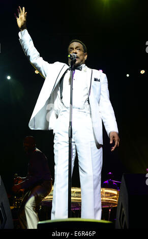 Charlie Wilson performs live at the James L. Knight Center  Featuring: Charlie Wilson Where: Miami, Florida, United States When: 23 Feb 2014 Stock Photo