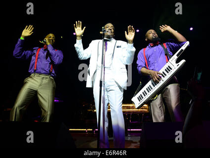 Charlie Wilson performs live at the James L. Knight Center  Featuring: Charlie Wilson Where: Miami, Florida, United States When: 23 Feb 2014 Stock Photo