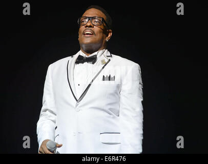 Charlie Wilson performs live at the James L. Knight Center  Featuring: Charlie Wilson Where: Miami, Florida, United States When: 23 Feb 2014 Stock Photo