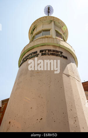 The Titanic Memorial Lighthouse, South Street Seaport Museum, Manhattan, New York City, New York, USA Stock Photo