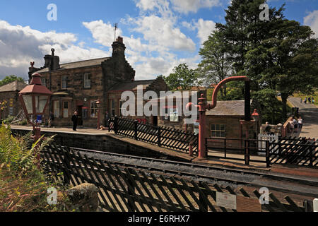 Goathland Railway Station, North Yorkshire, North Yorks Moors National Park, England, UK. Stock Photo