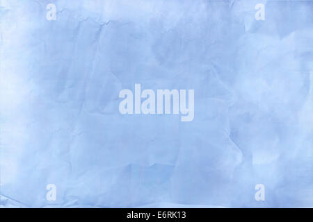 Designed background uneven patches of blue paper Stock Photo