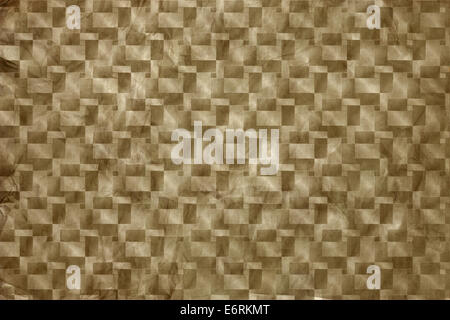 Crumpled paper with dark surface shaped pattern Stock Photo