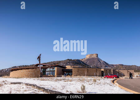 The Visitor Centre at Mesa Verde National Park, on a bright spring day. Stock Photo