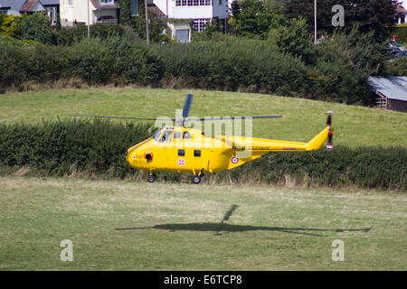 Old air sea rescue Westland Whirlwind helicopter Stock Photo