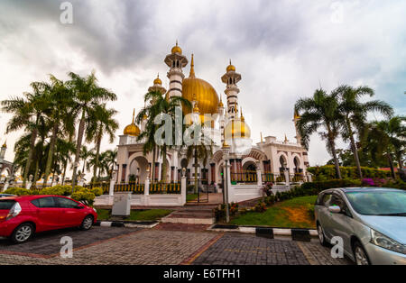 Ubudiah mosque during cloudy Stock Photo