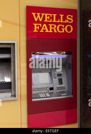 Wells Fargo ATM Stock Photo