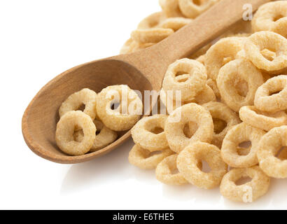 cereal rings solated on white background Stock Photo
