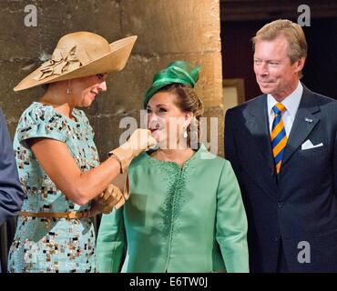 Queen Maxima of the Netherlands, Grand Duke Henri of Luxembourg during ...