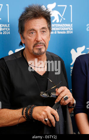 Venice, Italy. 30th Aug, 2014. Al Pacino during the 'The Humbling/Manglehorn' photocall at the 71nd Venice International Film Festival on August 30, 2014. Credit:  dpa picture alliance/Alamy Live News Stock Photo
