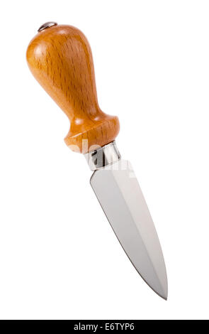 Italian Cheese Knife isolated on a white background. Stock Photo