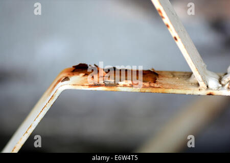 Close-up of an old metallic detail Stock Photo