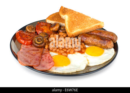 Full English Breakfast Cut Out Stock Photo