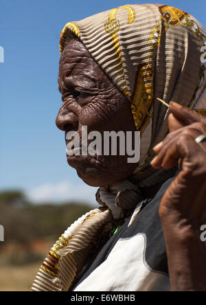 Borana Tribe Woman, Yabelo, Ethiopia Stock Photo