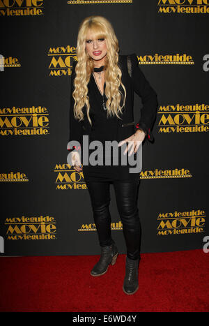 22nd Annual Movieguide Awards Gala At Universal Hilton Hotel  Featuring: Orianthi Where: Los Angeles, California, United States When: 08 Feb 2014 Stock Photo