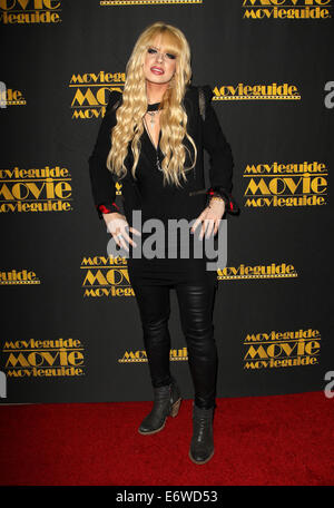 22nd Annual Movieguide Awards Gala At Universal Hilton Hotel  Featuring: Orianthi Where: Los Angeles, California, United States When: 08 Feb 2014 Stock Photo