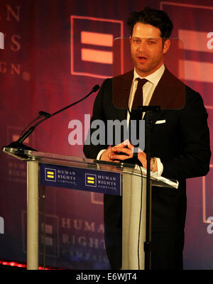 13th Annual Human Rights Campaign's Greater New York Gala at the Waldorf Astoria  Featuring: Nate Berkus Where: New York, United States When: 08 Feb 2014 Stock Photo